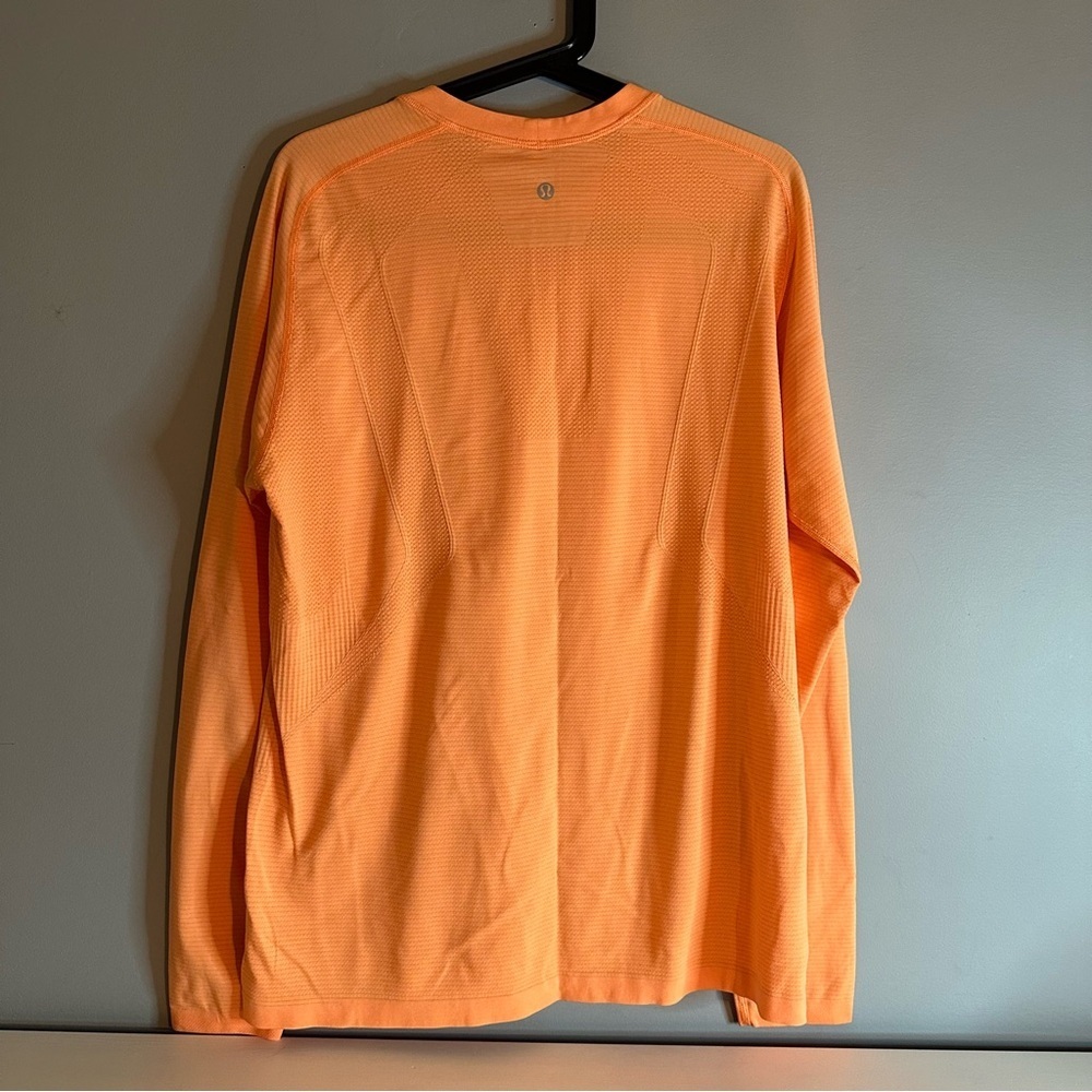 Lululemon - Mens, Metal Vent Tech, Long Sleeve, Orange, Size L - Picture 2 of 11